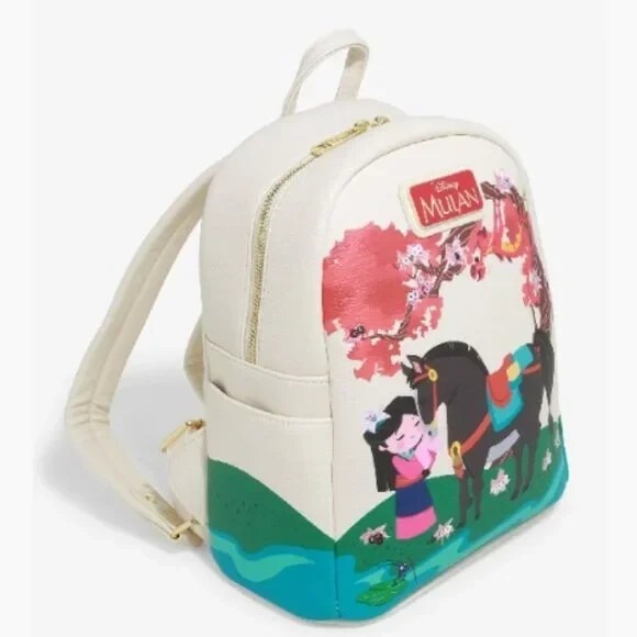 Disney‎ Mulan Cherry Blossom Mini Backpack - Picture 2 of 4